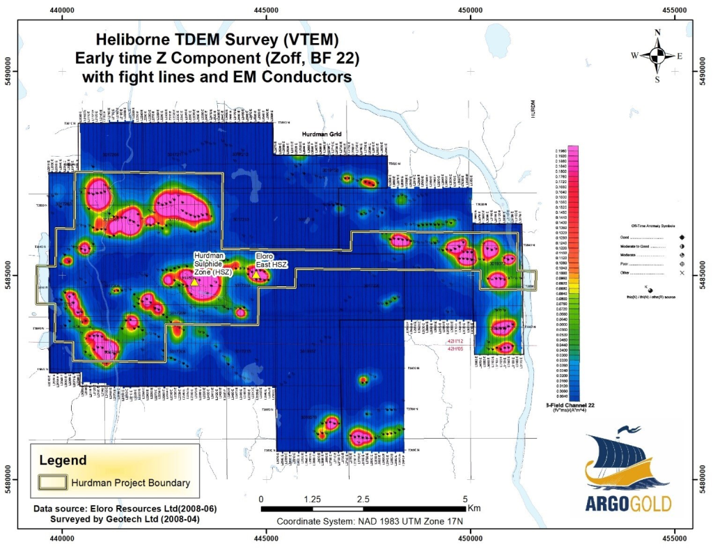 Hurdman Silver-Zinc Project geological map